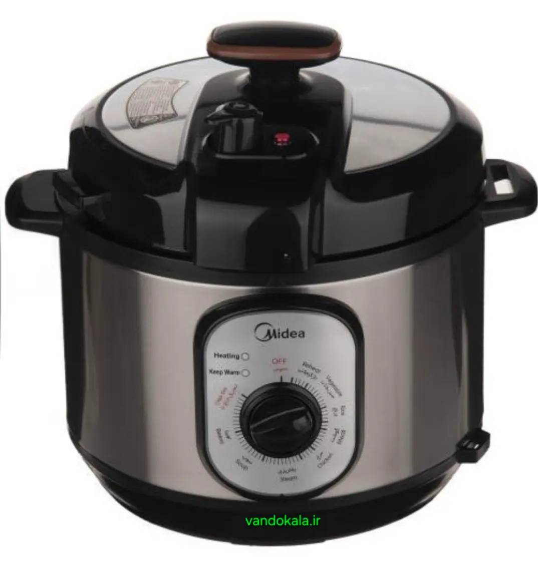 زودپز مدیا ۵۸۲ - Midea Pressure Cooker PCF-582A زودپز برقی مدیا مدل PCF-582A اصل با بدنه استیل در فروشگاه واندوکالا