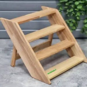 استند چوبی جا ادویه مکارتی مدل رومیزی مناسب نظم دهی ادویه و چاشنی آشپزخانه