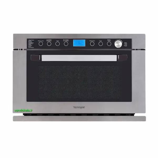 مایکروویو توکار تاکنوگلد مدل MGS34 نمای جلویی مایکروویو توکار تاکنوگلد مدل MGS34 با بدنه استیل و پنل دیجیتال در واندوکالا